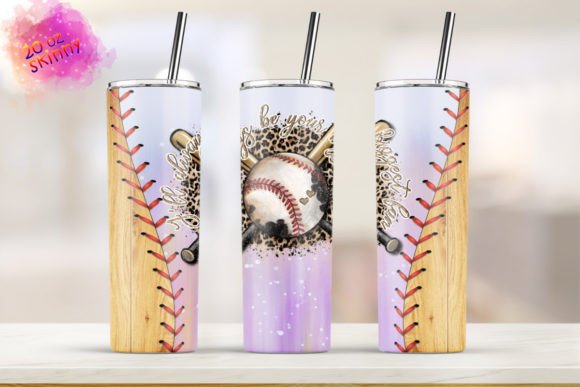 Baseball Tumbler 20oz Skinny Tumbler