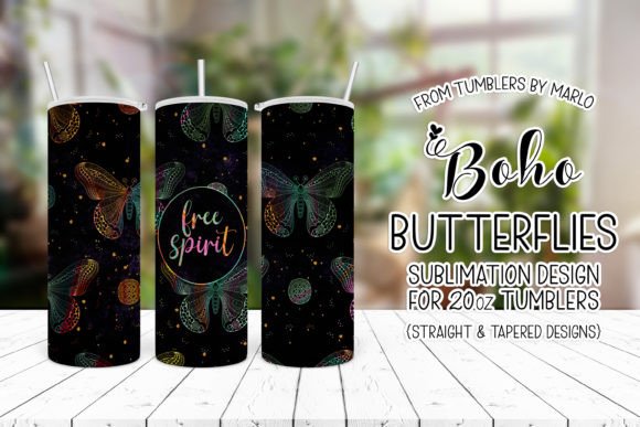 Boho Free Spirit 20oz Tumbler Wrap