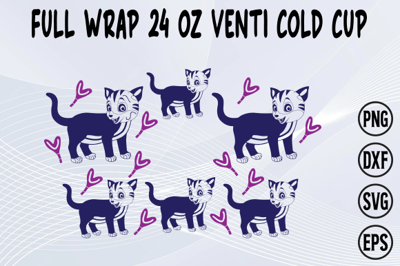 Cat Venti Cold Cup 24oz