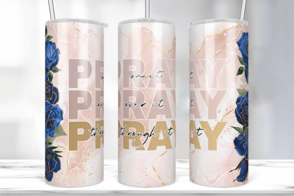 Christian Bible Verse Agate Tumbler 20oz