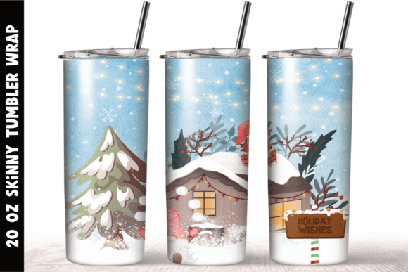 Christmas Gnome Sublimation Tumbler Wrap