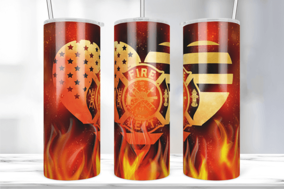 Fire Department Tumbler Wrap
