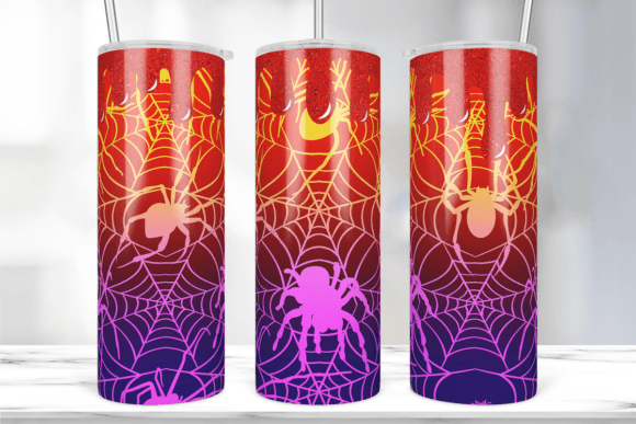 Halloween Spider Tumbler Wrap 20oz