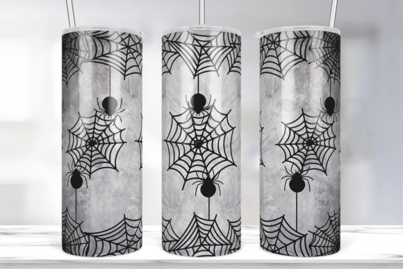 Halloween Spider Web Tumbler Sublimation