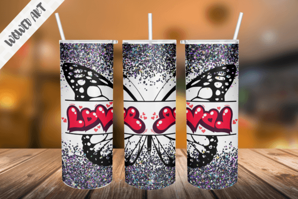 Love 20 OZ Skinny Tumbler Wrap