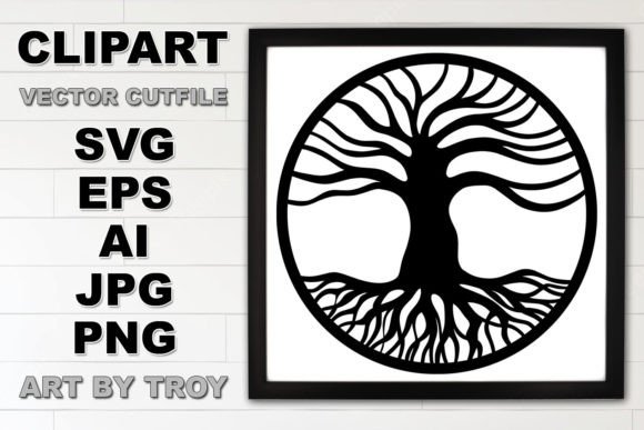 Tree of Life SVG Cut File Clipart
