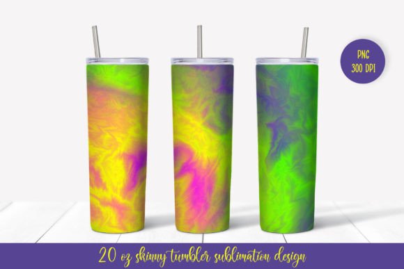 Vibrant Colorful Tumbler Wrap