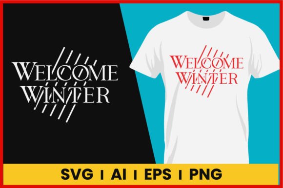 Welcome Winter Tshirt SVG Bundle Christm